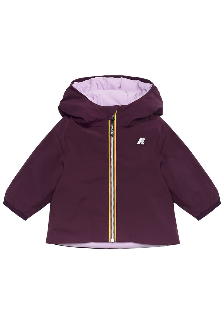 Giubbotto K-WAY da BAMBINO - Violet Dk Purple
