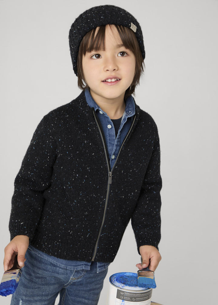 MAYORAL Cardigan for BOYS - Blue tweed