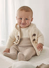 MAYORAL NEWBORN Cardigan for BABY - Ceramic