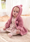 MAYORAL NEWBORN Cardigan for BABY GIRL - Mid rose v