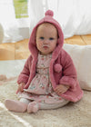 MAYORAL NEWBORN Cardigan for BABY GIRL - Mid rose v