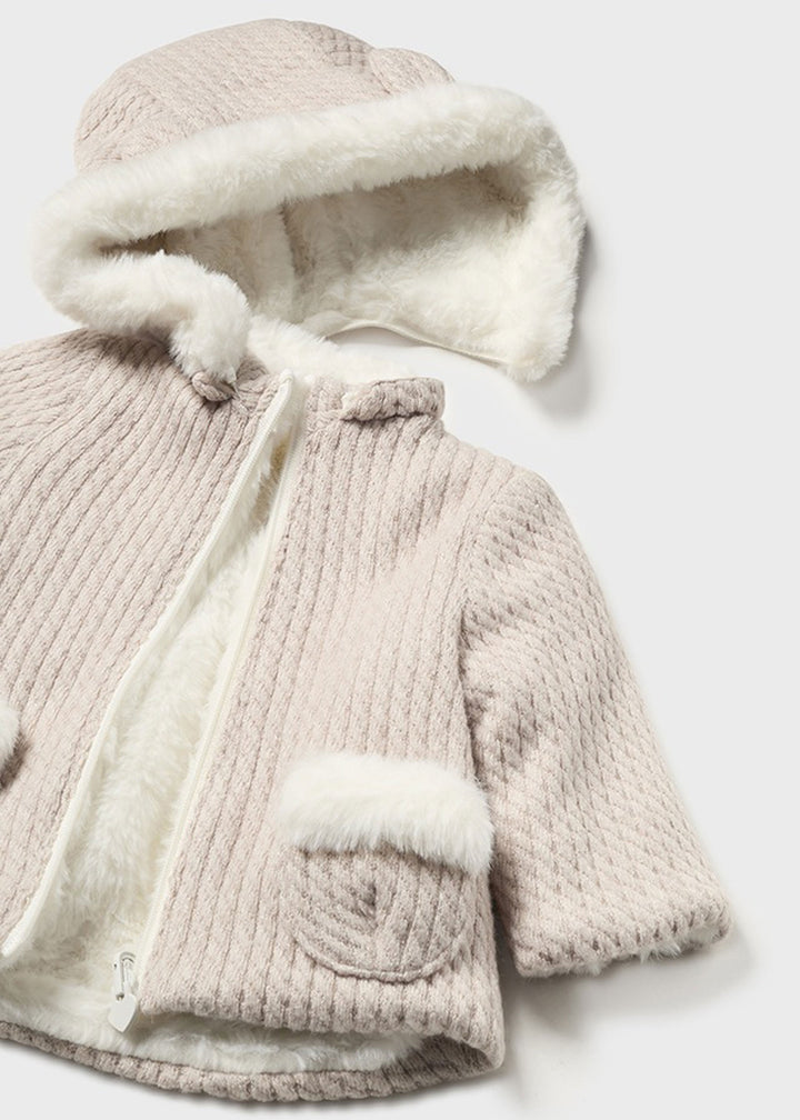 MAYORAL NEWBORN Cardigan for BABY GIRL - Walnut vigor