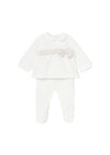 MAYORAL NEWBORN Baby Girl Set - Ecru