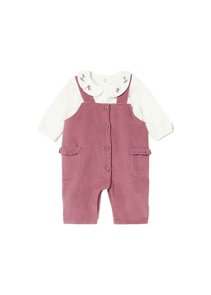 MAYORAL NEWBORN Baby Girl Set - Mid rose