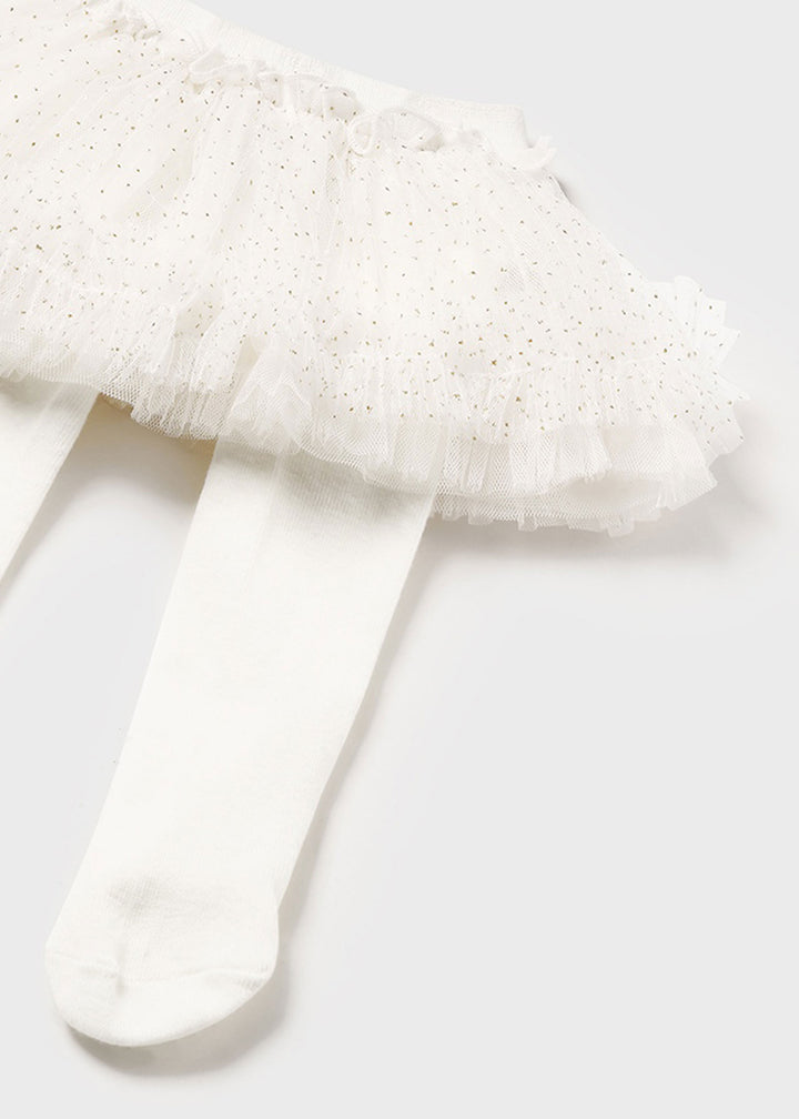 MAYORAL NEWBORN Baby Girl Set - Ecru