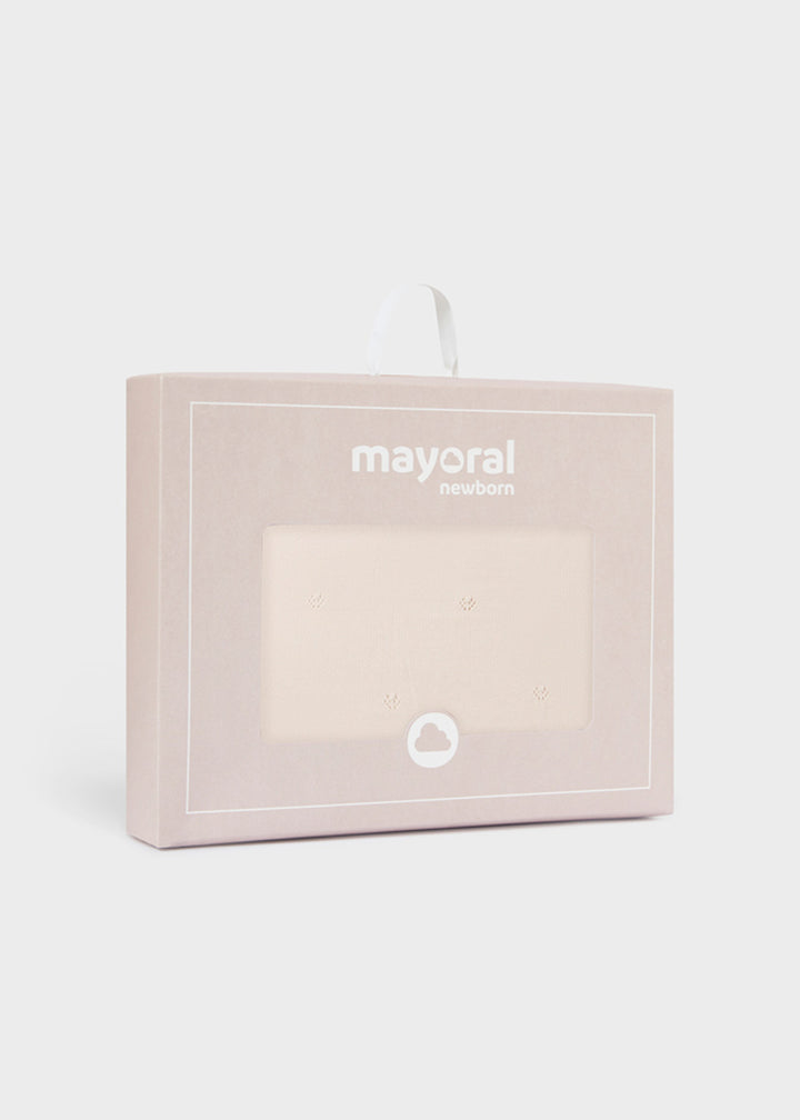 MAYORAL NEWBORN Blanket for NEWBORNS - Milk vig