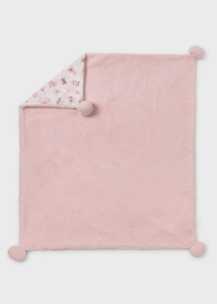 MAYORAL NEWBORN Blanket for NEWBORNS - Pink Rubor