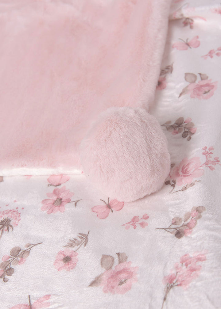MAYORAL NEWBORN Blanket for NEWBORNS - Pink Rubor