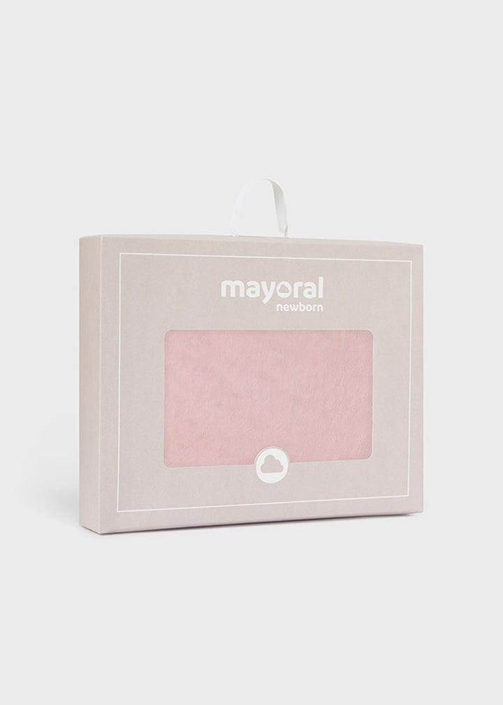MAYORAL NEWBORN Blanket for NEWBORNS - Pink Rubor