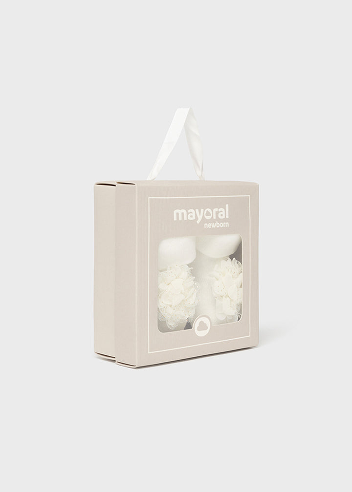 Calzini MAYORAL NEWBORN da NEONATA - Ecrù