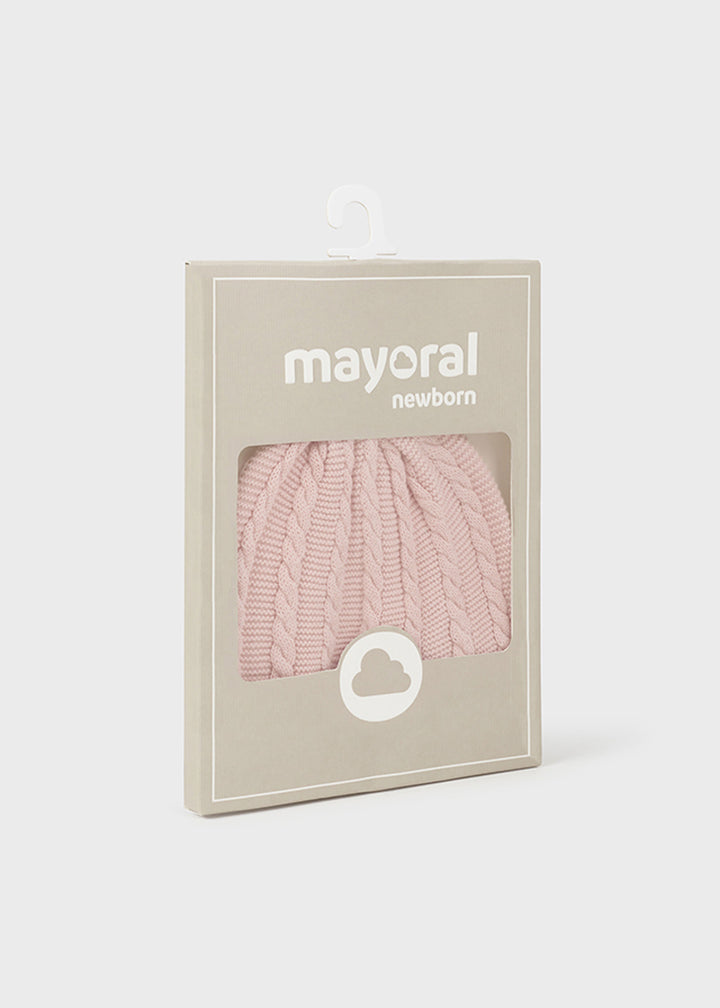 MAYORAL NEWBORN Hat for BABY - Baby Pink