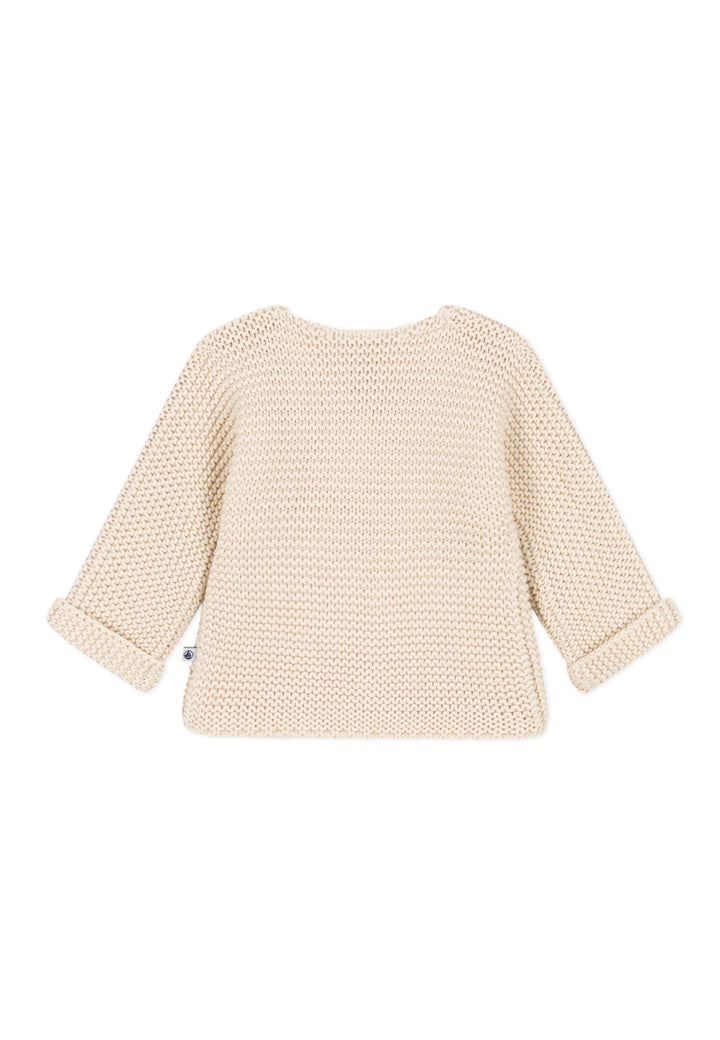 PETIT BATEAU cardigan for NEWBORNS - AVALANCHE