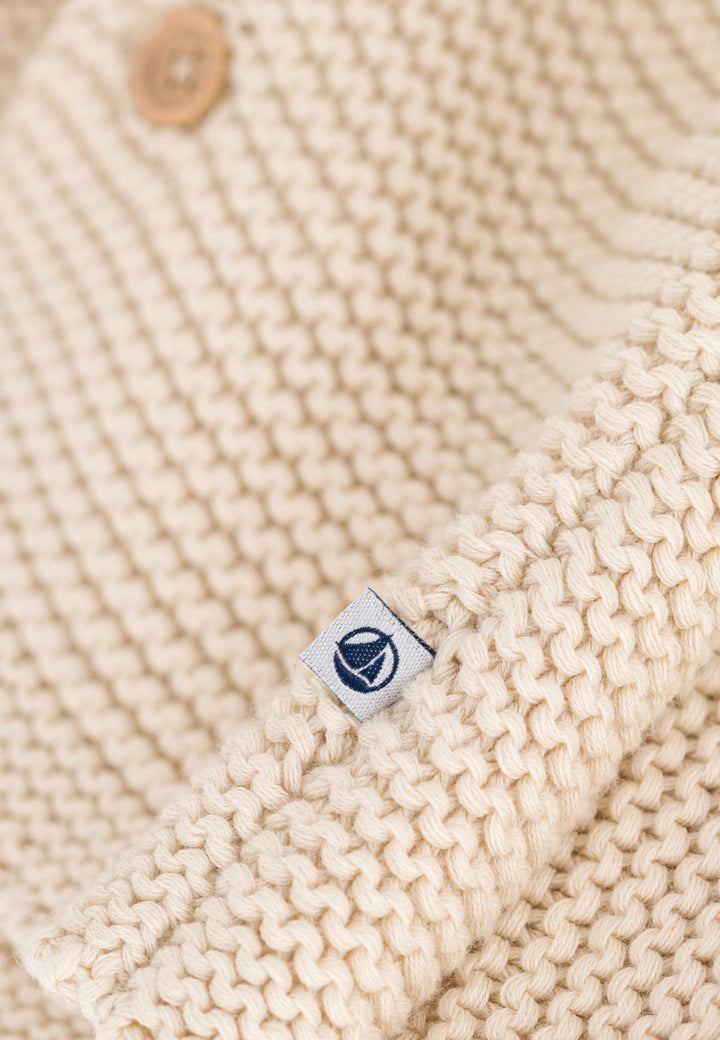 PETIT BATEAU cardigan for NEWBORNS - AVALANCHE
