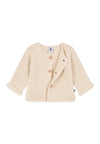PETIT BATEAU cardigan for NEWBORNS - AVALANCHE