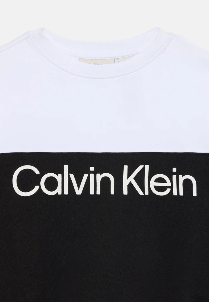 CALVIN KLEIN JEANS Felpa CALVIN KLEIN JEANS da BAMBINO - Ck Black/ Olive / White
