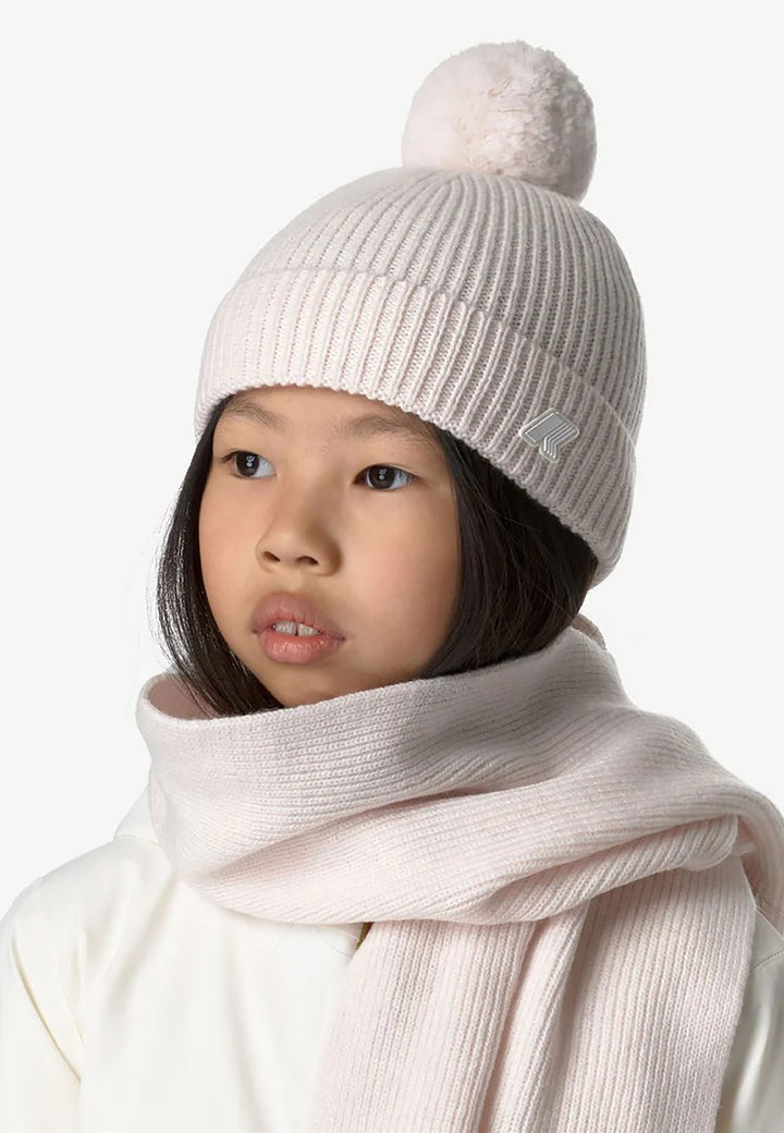 K-WAY Cappello K-WAY da BAMBINA - White Gardenia Melange