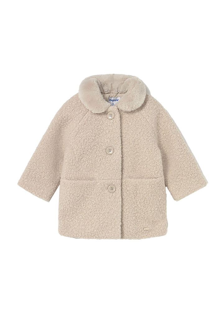 Cappotto MAYORAL da BAMBINA - Sabbia
