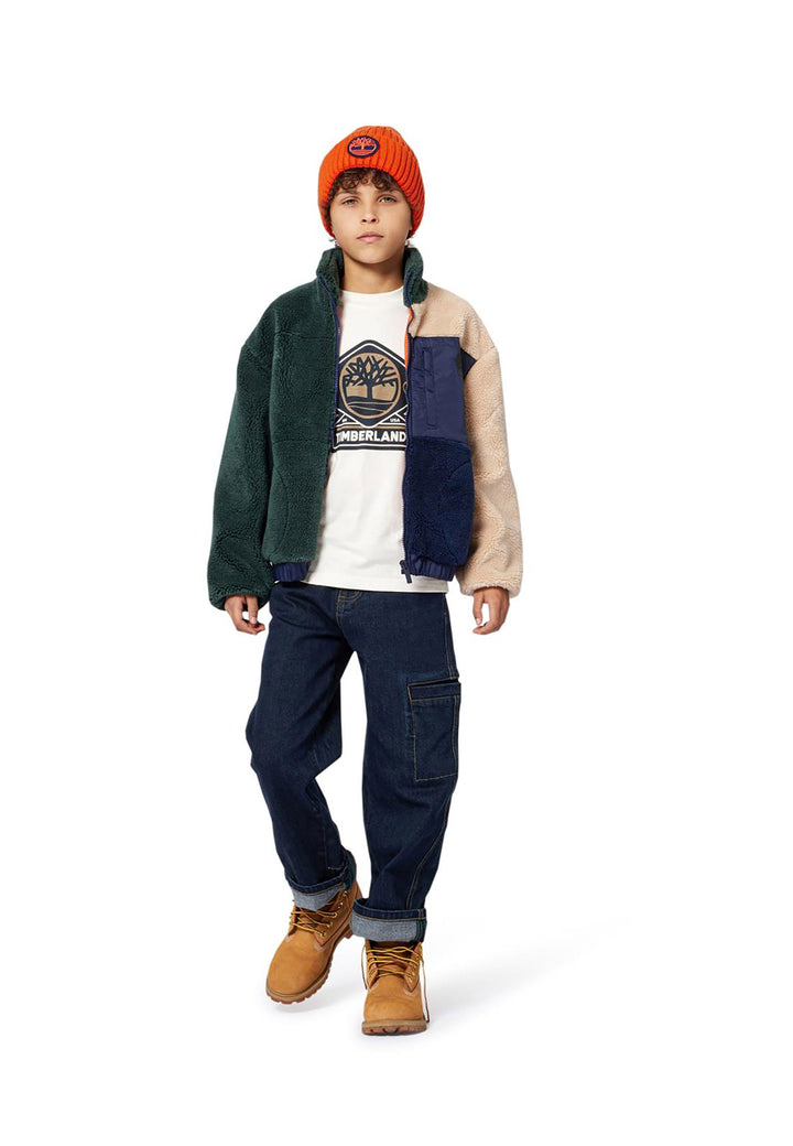 TIMBERLAND Cardigan TIMBERLAND da BAMBINO - Verde