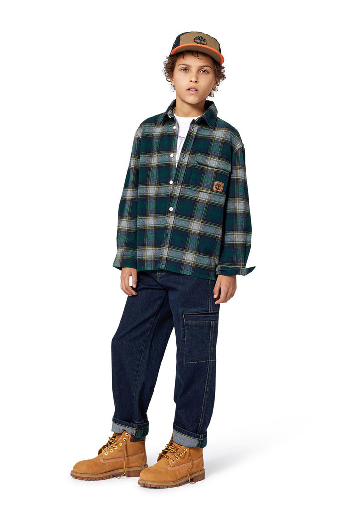 TIMBERLAND Camicia TIMBERLAND da BAMBINO - Verde