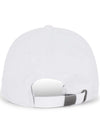White logo visor cap