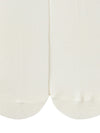 Ecru ruffle tights for girls