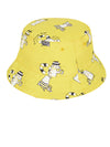 Reversible printed baby hat