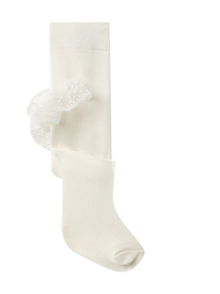 Baby tights with ruffles