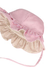 Reversible baby hat pink