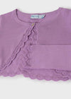 ABEL E LULA Baby Girl's Shrug - MALLOW