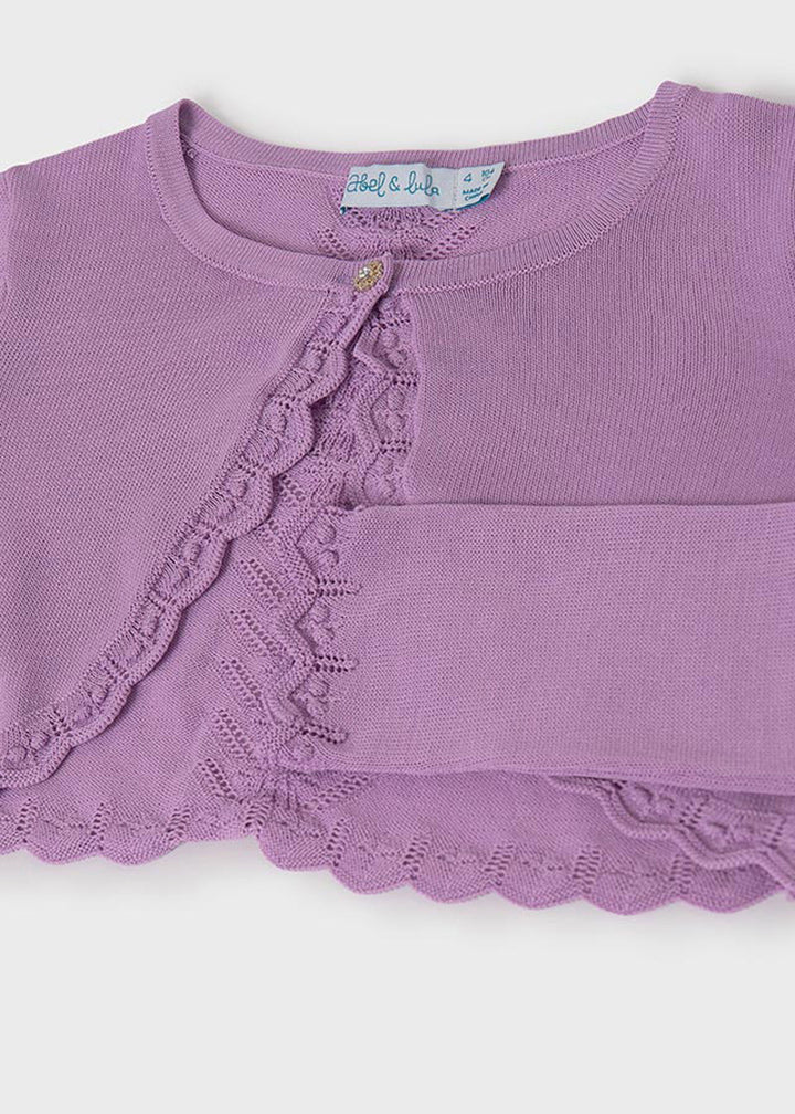 ABEL E LULA Baby Girl's Shrug - MALLOW