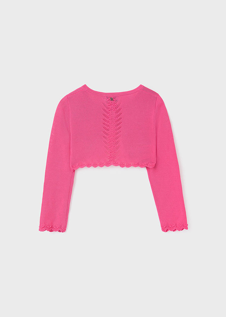 ABEL E LULA Baby Girl's Shrug - Fuchsia