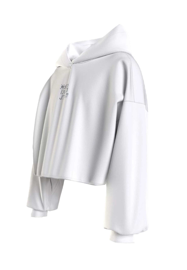 Felpa CALVIN KLEIN JEANS da BAMBINA - Bright White