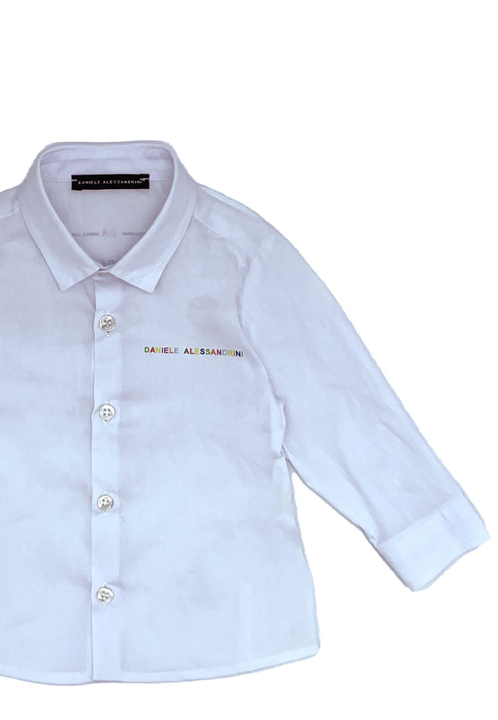 DANIELE ALESSANDRINI CHILDREN'S Shirt - WHITE