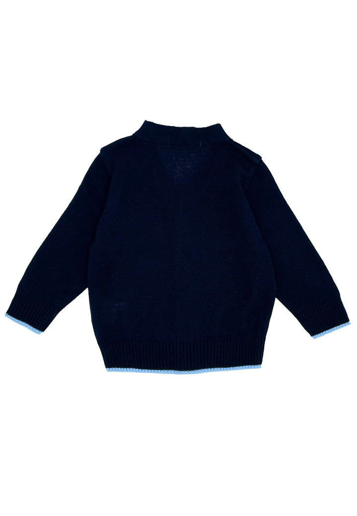 Cardigan DANIELE ALESSANDRINI da BAMBINO - NAVY