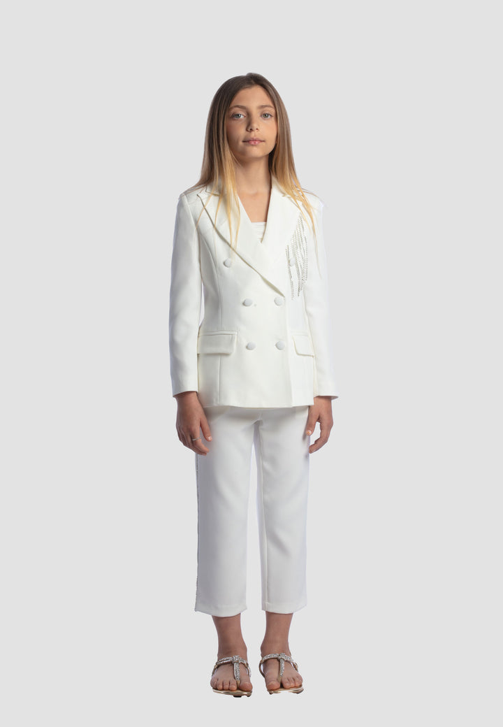 Giacca FUN & FUN da BAMBINA - Off white