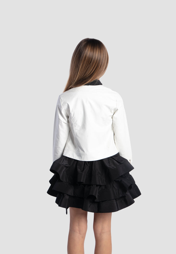 Giubbotto FUN & FUN da BAMBINA - Off white