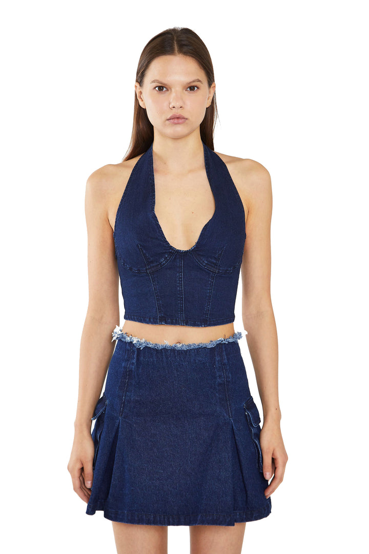 Gonna GLAMOROUS da DONNA - INDIGO BLUE