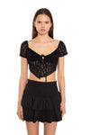 Gonna GLAMOROUS da DONNA - Black