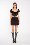 Gonna GLAMOROUS da DONNA - Black