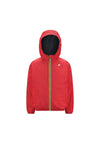 Giubbotto K-WAY da BAMBINO - Blue Depth - Red