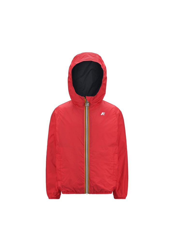 Giubbotto K-WAY da BAMBINO - Blue Depth - Red