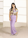 LIZALU Pantalone LIZALU da DONNA - viola