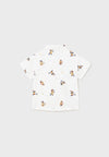 MAYORAL Shirt for CHILDREN - White/banana