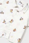 MAYORAL Shirt for CHILDREN - White/banana