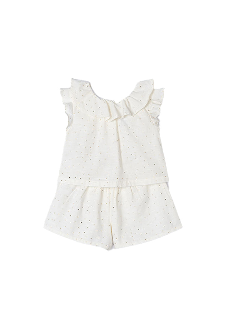 MAYORAL GIRL'S Outfit - Ecru