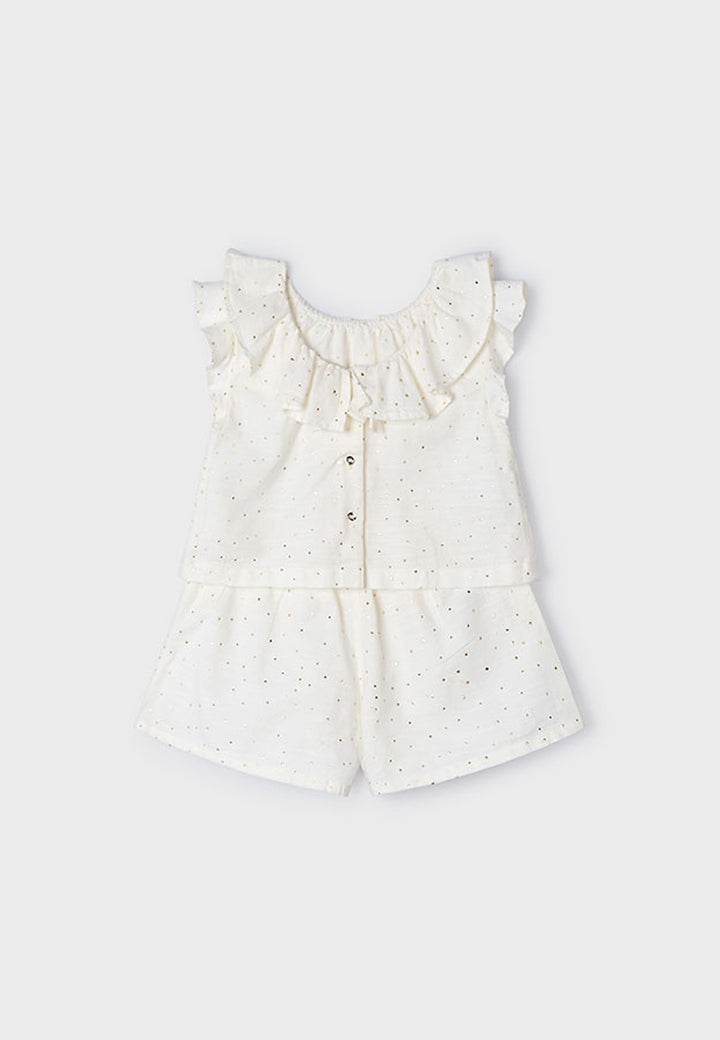 MAYORAL GIRL'S Outfit - Ecru