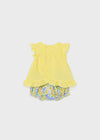 MAYORAL NEWBORN Baby Girl Set - Yellow