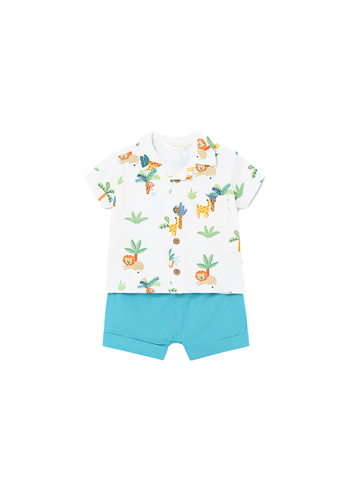 MAYORAL NEWBORN Baby Set - Green Blue