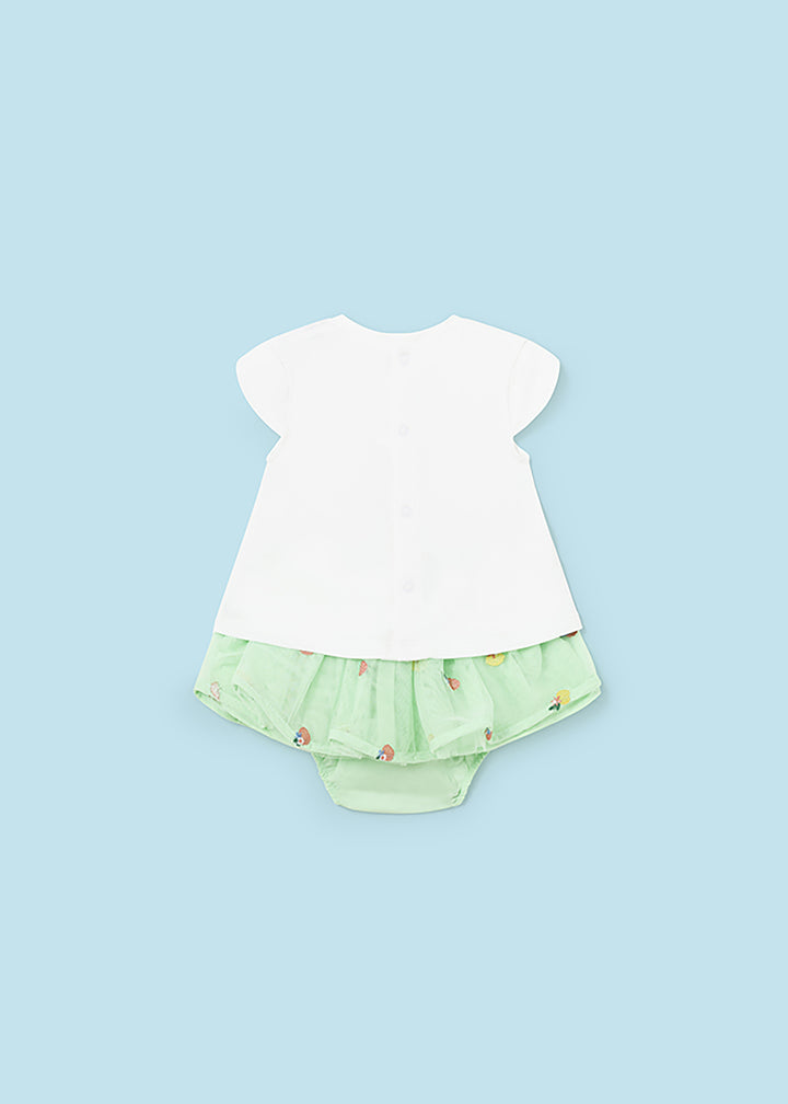 MAYORAL NEWBORN Baby Girl Set - Pear