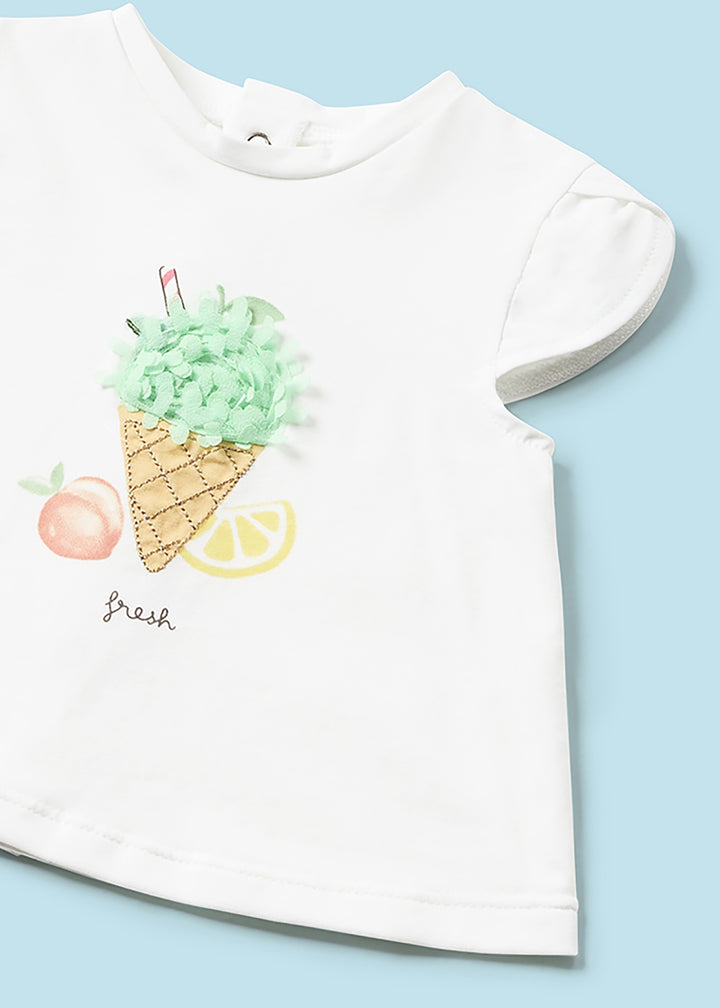 MAYORAL NEWBORN Baby Girl Set - Pear